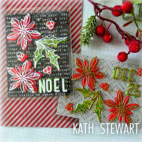 Troqueles Thinlits Vault Seasonal Sketch - Navidad de Tim Holtz (vista 3)