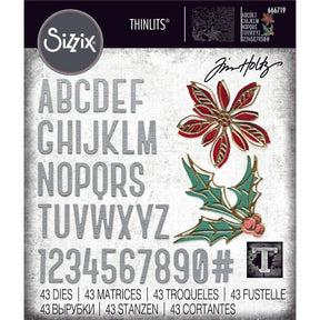 Troqueles Thinlits Vault Seasonal Sketch - Navidad de Tim Holtz