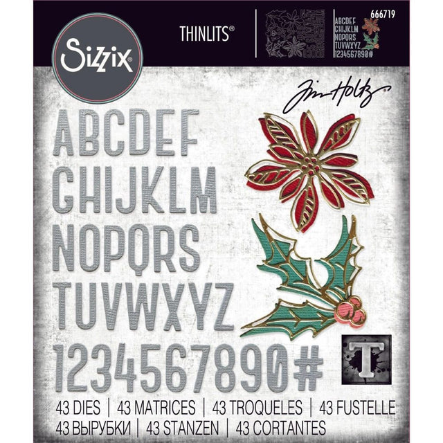 Troqueles Thinlits Vault Seasonal Sketch - Navidad de Tim Holtz