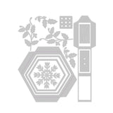 Troqueles Thinlits Cajita de Adornos Colgantes - Navidad (vista 5)