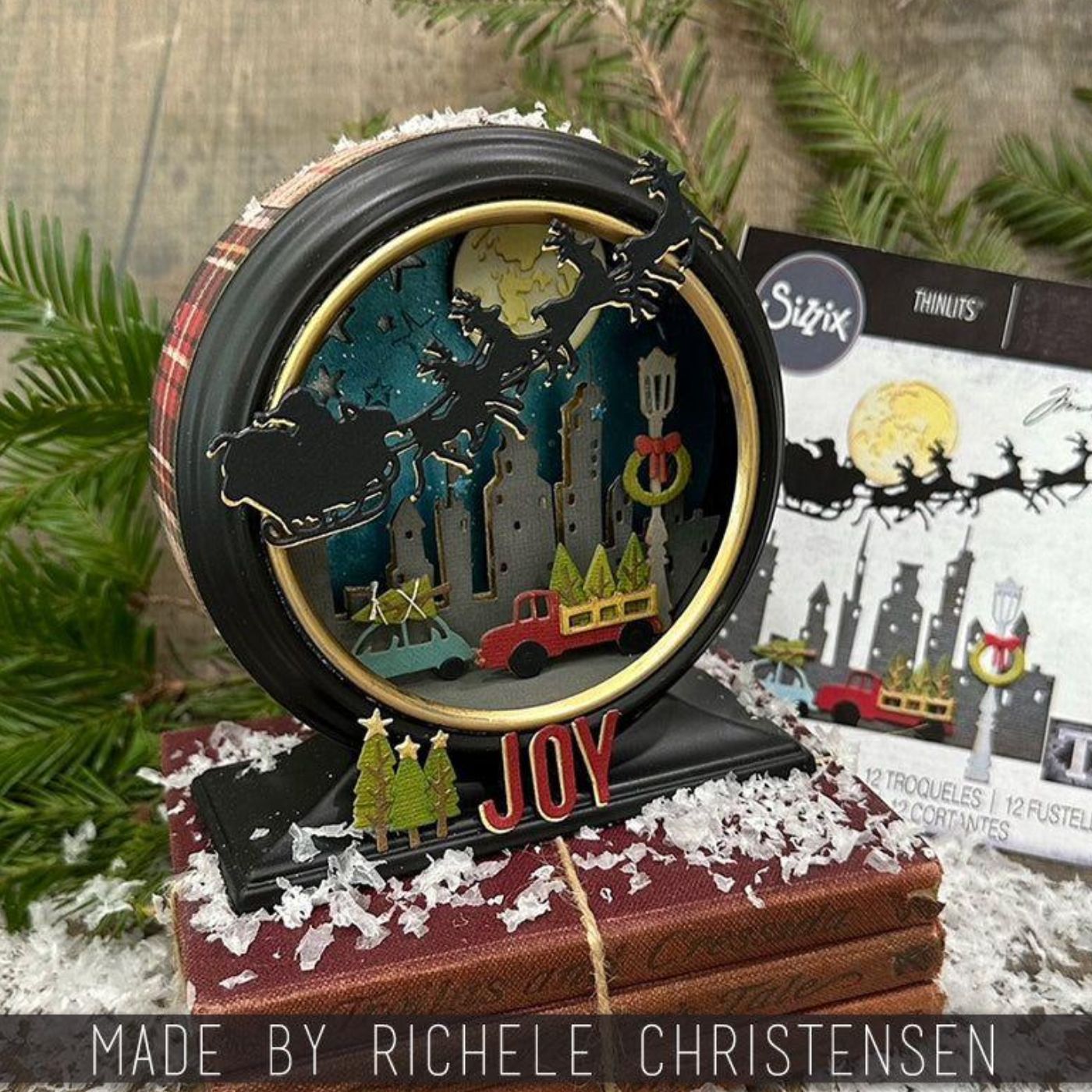 Troqueles Thinlits Vault Christmas Magic de Tim Holtz