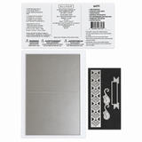Troqueles Thinlits Plus Card Essentials de Sizzix, set de 4 (imagen 2)