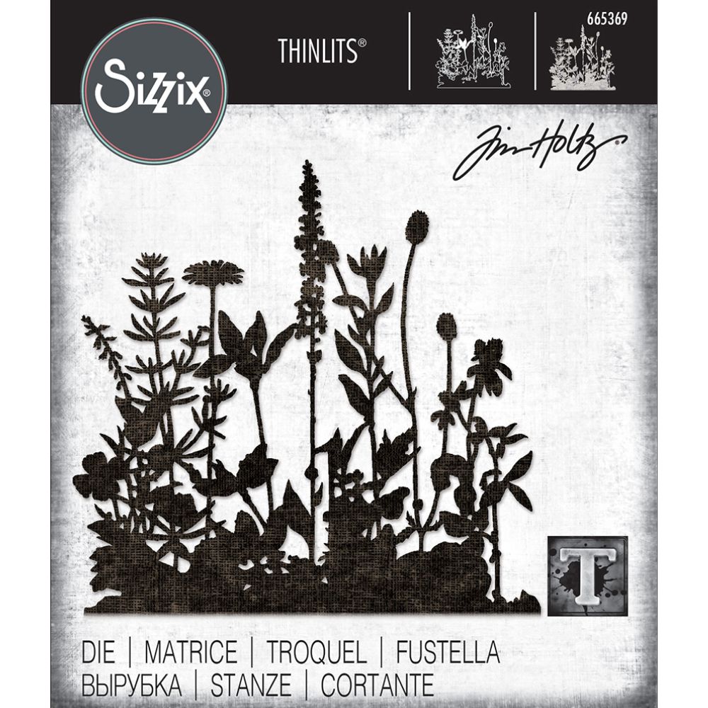 Troqueles Thinlits Tim Holtz Campo de flores