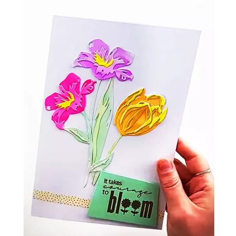 Troqueles Thinlits Flores de primavera en capas | Sizzix (vista 2)