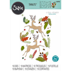 Troqueles Thinlits Reno/Venado - Navidad