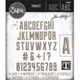 Troqueles Thinlits Alphanumeric Emporium de Tim Holtz