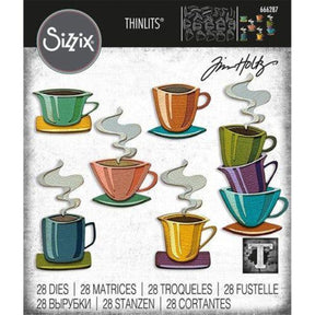 Troqueles Thinlits Papercut Café de Tim Holtz