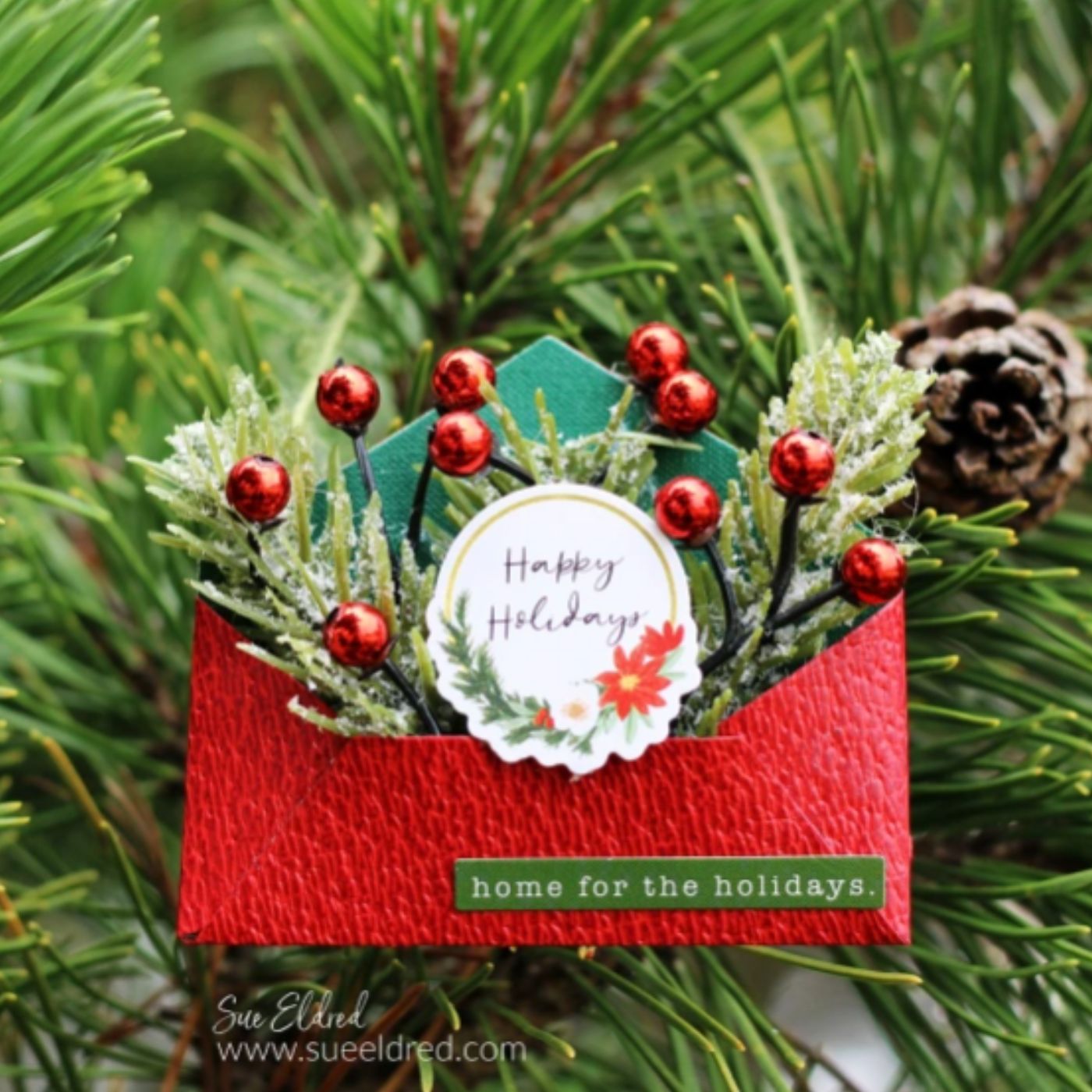 Troqueles Thinlits Sobre, carpeta y flores