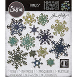 Troqueles Thinlits Tim Holtz Mini Copos Nieve