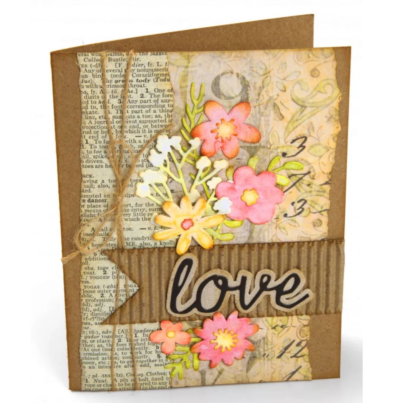 Troqueles Thinlits Floral Moderno #1 de Tim Holtz