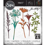 Troqueles Thinlits Tallos de flores silvestres #2 de Tim Holtz