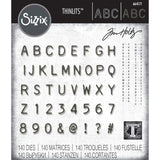 Troqueles Thinlits Etiqueta Alfanumérica de Tim Holtz