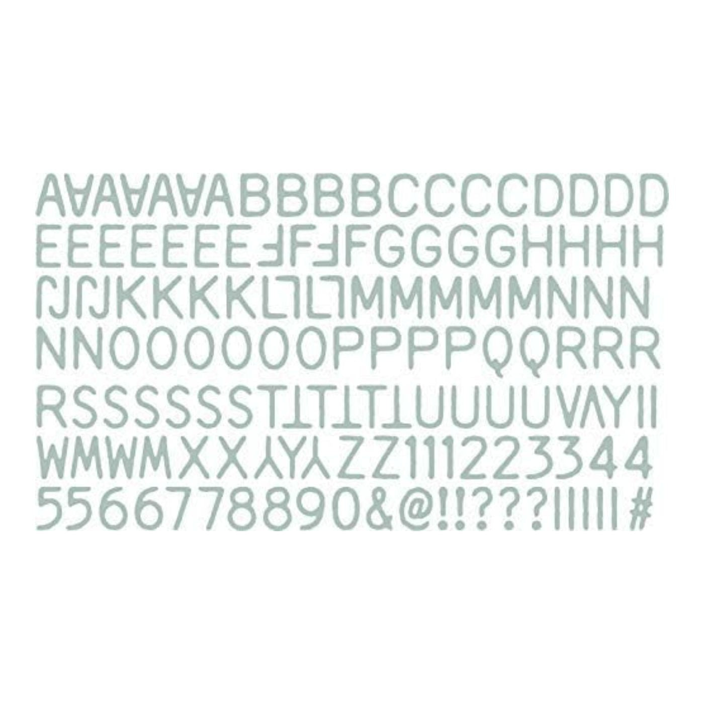 Troqueles Thinlits Etiqueta Alfanumérica de Tim Holtz