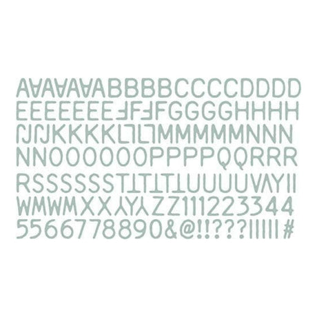 Troqueles Thinlits Etiqueta Alfanumérica de Tim Holtz (vista 3)