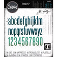 Troqueles Thinlits Alfanumérico en minúscula clásico de Tim Holtz