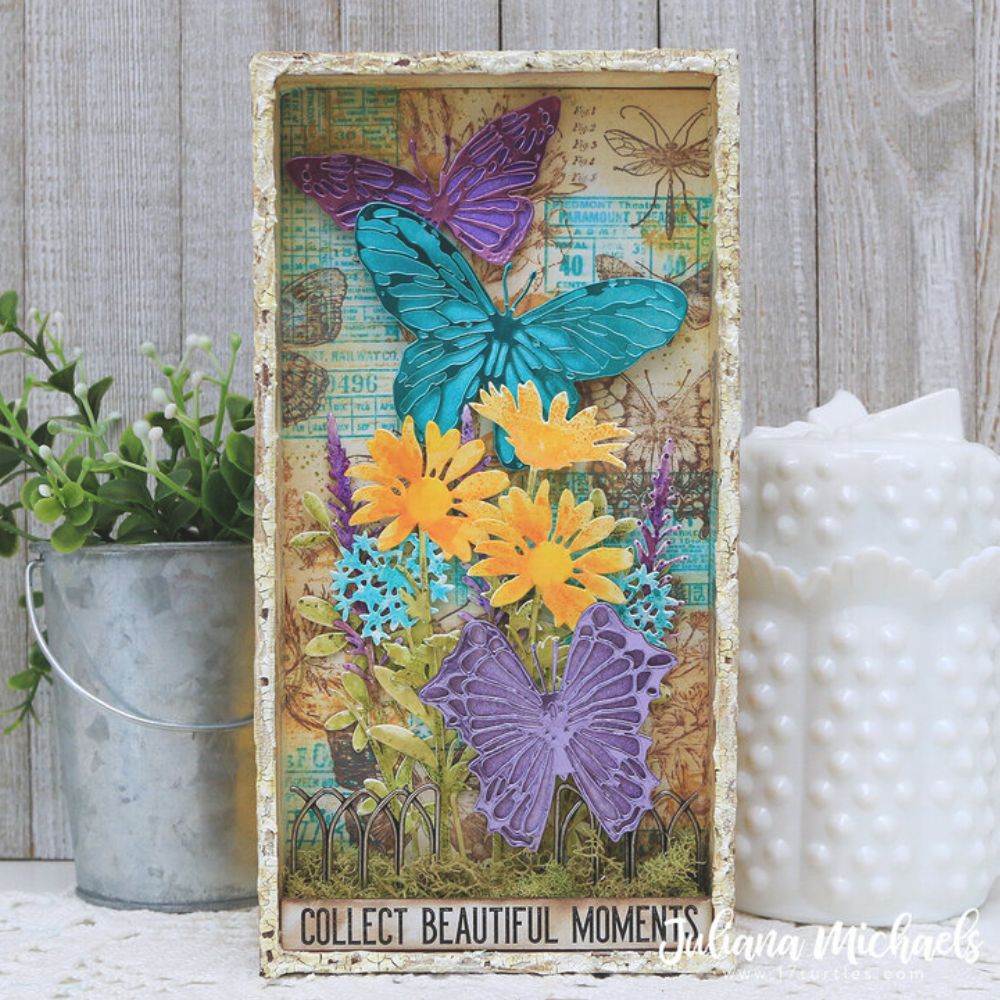 Troqueles Thinlits Mariposas Garabateadas de Tim Holtz (vista 2)