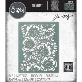 Troqueles Thinlits Fondo Ramo de flores de Tim Holtz