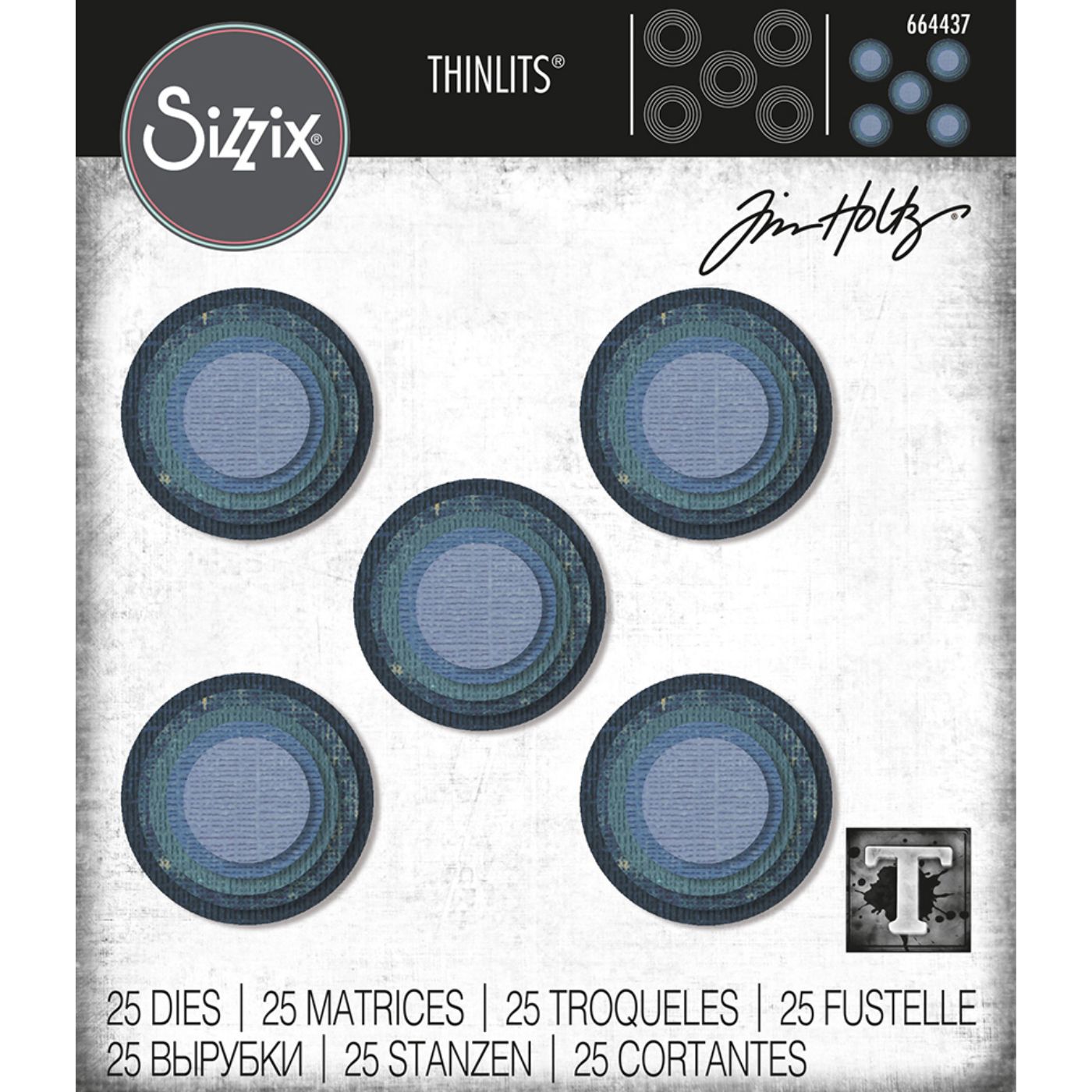 Troqueles Thinlits Stacked Tiles – Circulo de Tim Holtz