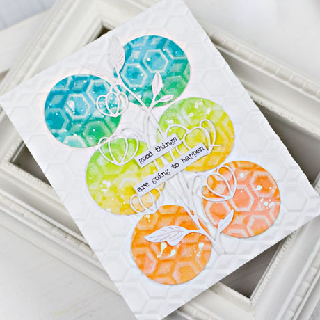 Troqueles Thinlits Stacked Tiles – Circulo de Tim Holtz (vista 3)