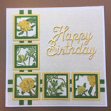 Troqueles Thinlits Stacked Tiles – Cuadrado de Tim Holtz (vista 2)