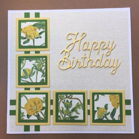 Troqueles Thinlits Stacked Tiles – Cuadrado de Tim Holtz (vista 2)