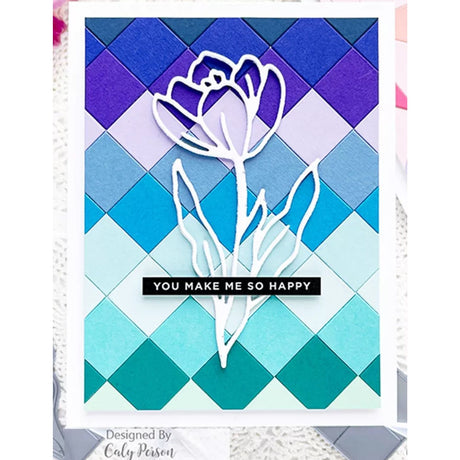 Troqueles Thinlits Stacked Tiles – Cuadrado de Tim Holtz (vista 4)