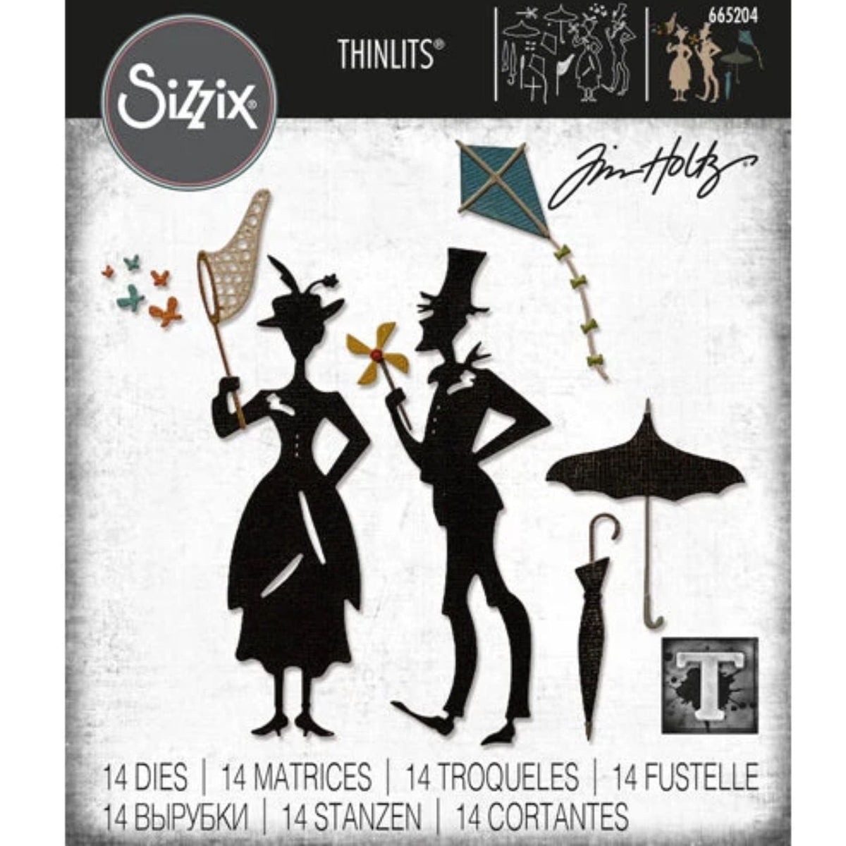 Troqueles Thinlits El Jardín de Tim Holtz