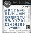 Troqueles Thinlits Caracteres Alfanuméricos en negrita de Tim Holtz