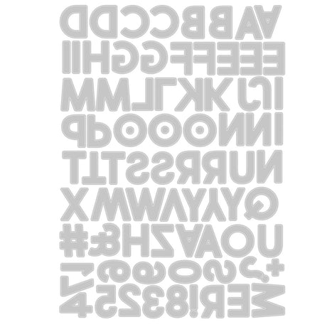 Troqueles Thinlits Caracteres Alfanuméricos en negrita de Tim Holtz (vista 4)