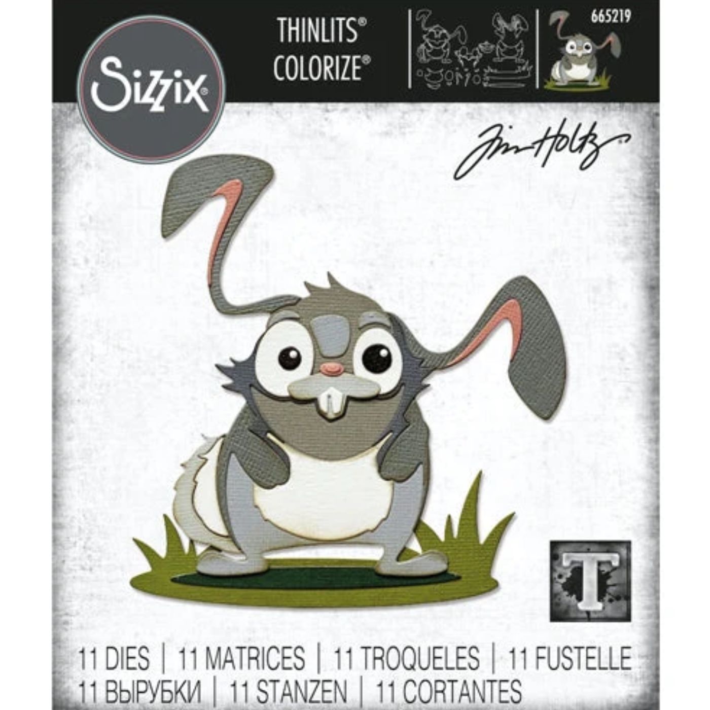 Troqueles Thinlits Colorize Conejo Oliver de Tim Holtz