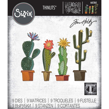 Troqueles Thinlits Tim Holtz Funky Cactus