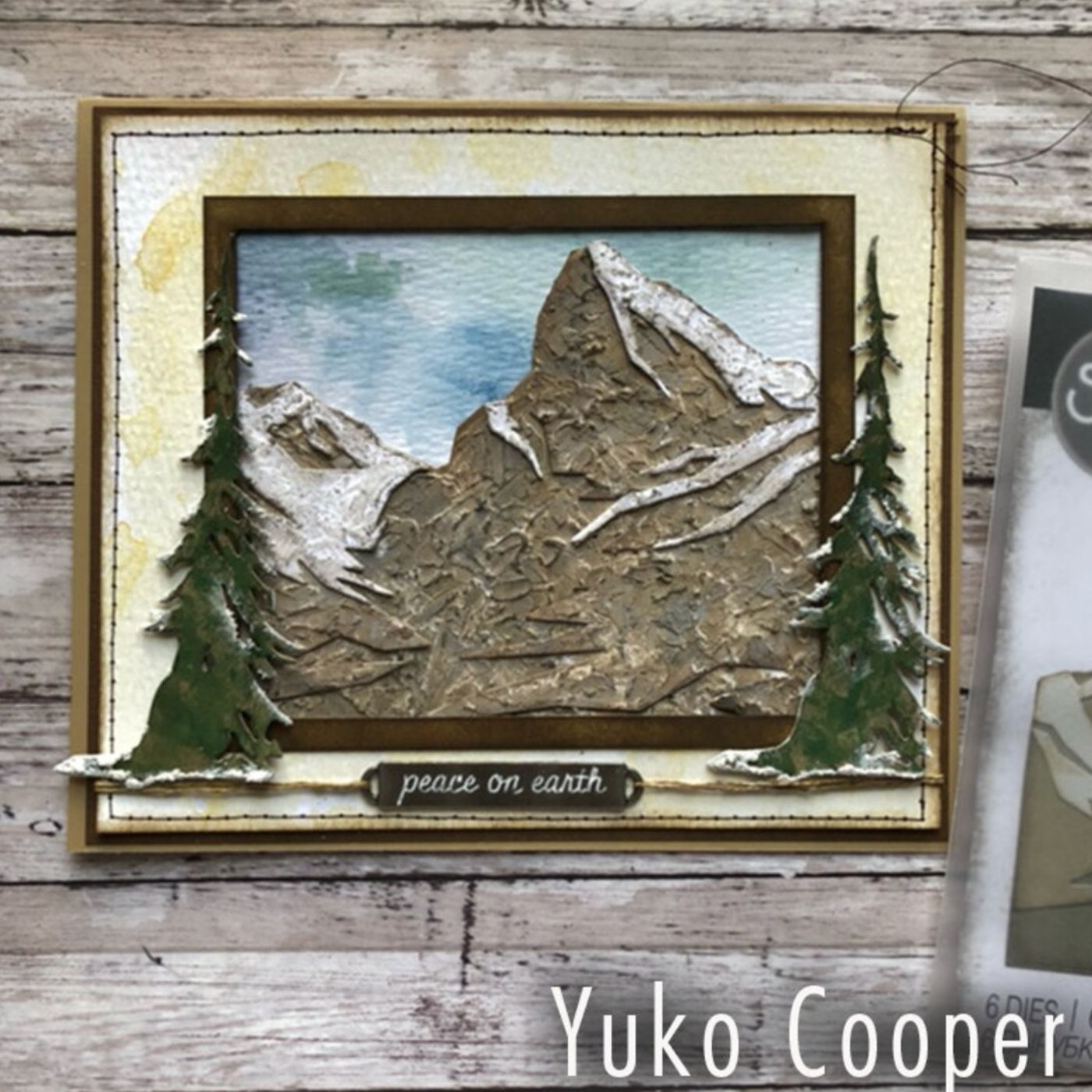 Troqueles Thinlits Cima de la montaña de Tim Holtz