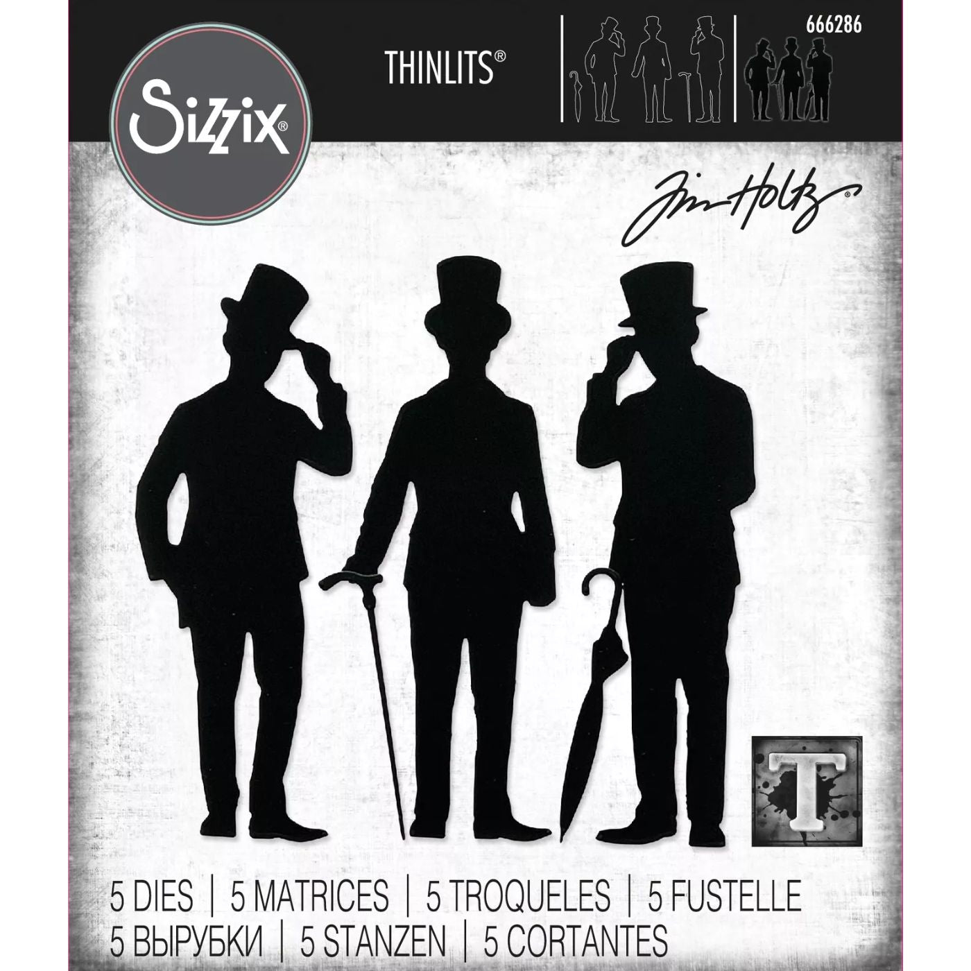 Troqueles Thinlits Caballeros de Tim Holtz