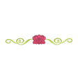 Troquel Sizzlits Tira decorativa - Explosión de flores con cintas