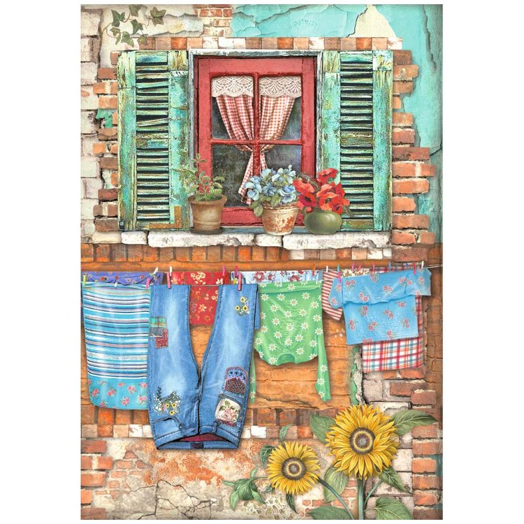 Papel de arroz A4 28gr Sunflower Art Ventana