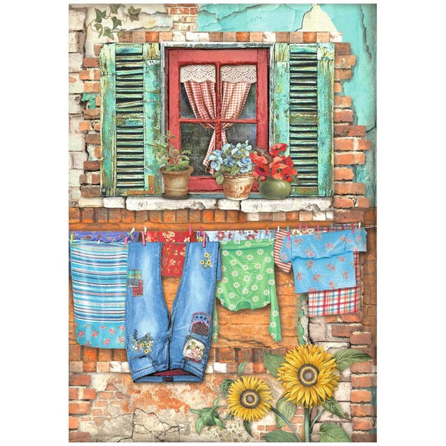 Papel de arroz A4 28gr Sunflower Art Ventana