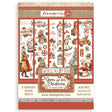 Set 8 hojas de Washi Pad Romantic Gear Up For Christmas - Navidad