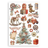 Set 8 hojas de Washi Pad Romantic Gear Up For Christmas - Navidad (vista 3)