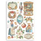 Set 8 hojas de Washi Pad The Nutcracker -Cascanueces - Navidad (vista 2)