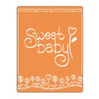 Folder de embossing Marco con Frase Sweet Baby