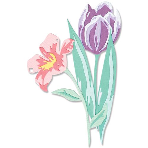 Troqueles Thinlits Flores de primavera en capas | Sizzix (vista 4)