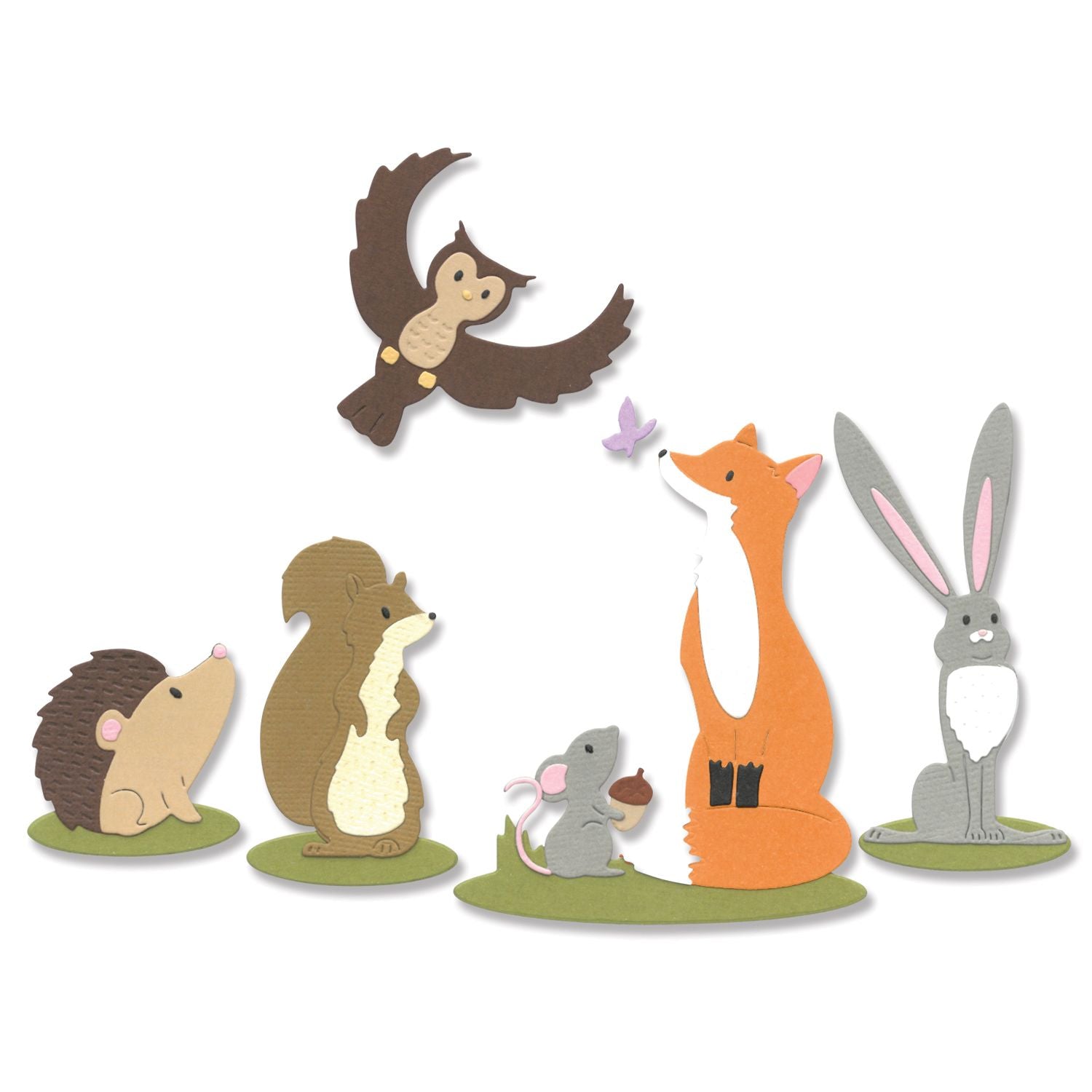 Troqueles Thinlits Animales del Bosque