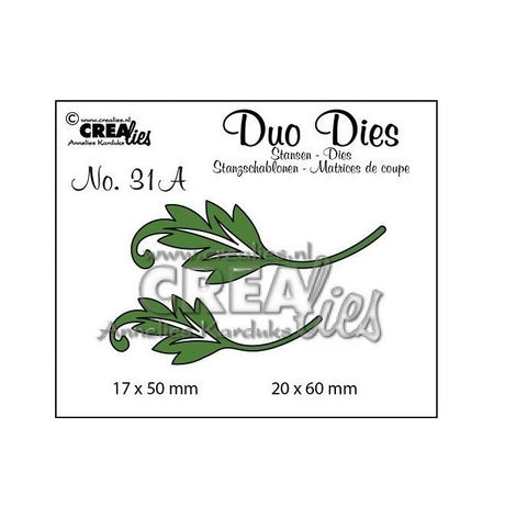 Troquel Duo Dies N°31A Hojas con Tallo #1