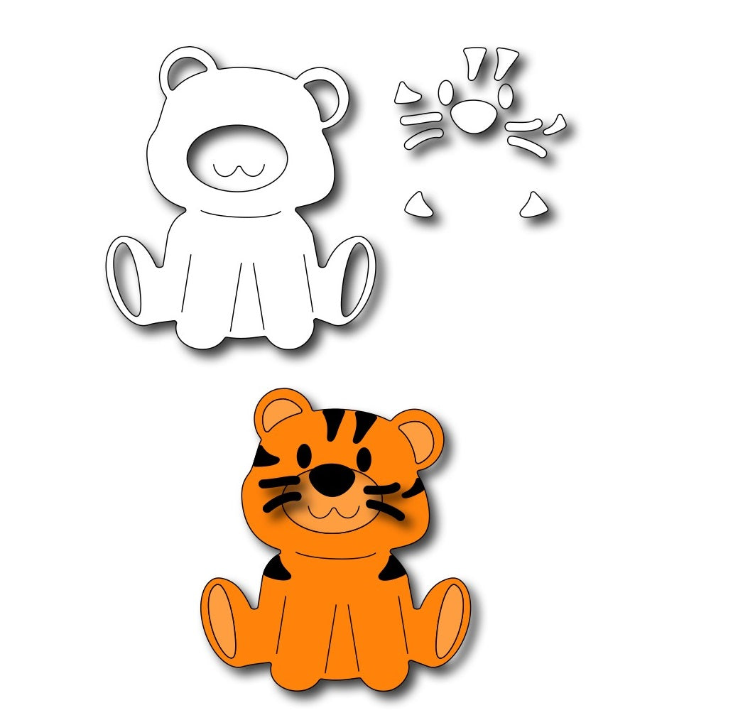 Troquel Peluche Tigre