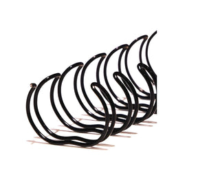 Anillos Para Encuadernar 1" Negro D-Ring